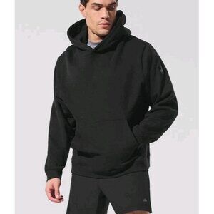 ALO Men’s Sz (2XL) Black Renown Heavy Weight Hoodie Sweatshirt Pullover Athletic